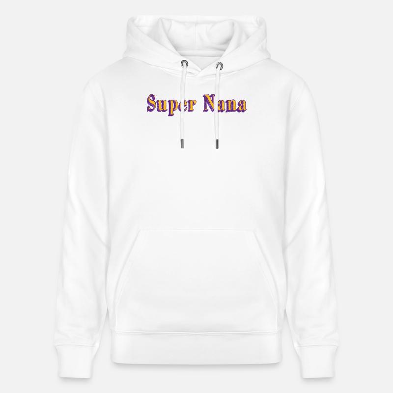 super nana - Sweat à capuche bio CRUISER Stanley/Stella Unisexe - blanc