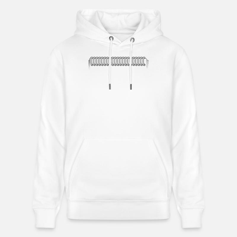 POST-SCRIPTUM H - Sweat à capuche bio CRUISER Stanley/Stella Unisexe - blanc