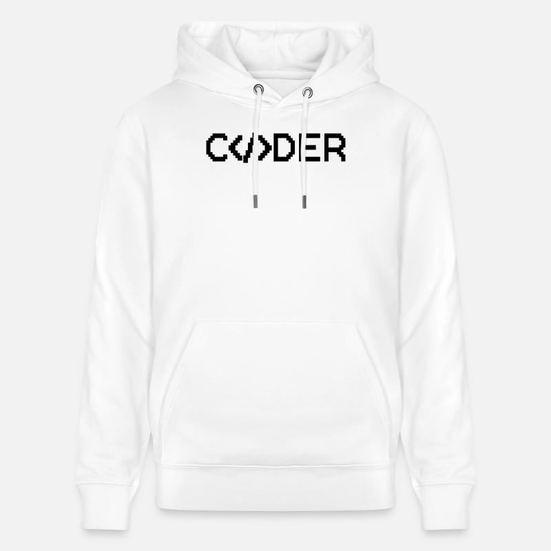 Codeur - Sweat à capuche bio CRUISER Stanley/Stella Unisexe - blanc