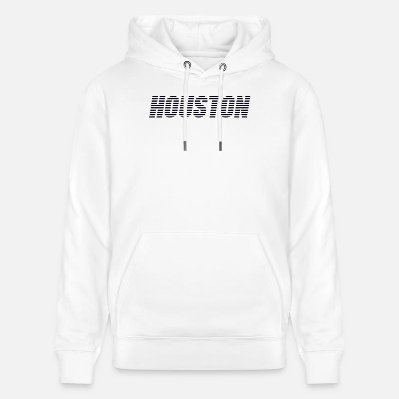 Houston, Texas - Sweat à capuche bio CRUISER Stanley/Stella Unisexe - blanc