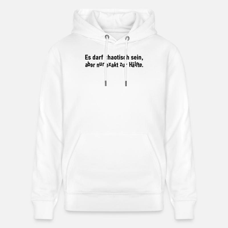 Exakt die Hälfte - Stanley/Stella Unisex Bio-Hoodie CRUISER  - Weiß