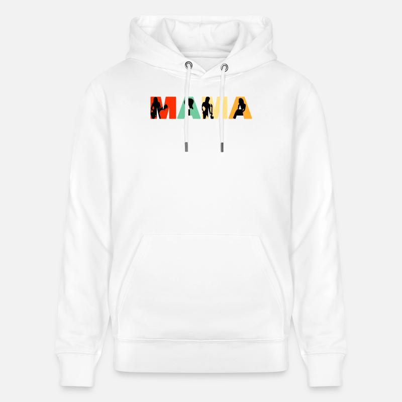 Basse Maman Musicienne rétro Mère - Sweat à capuche bio CRUISER Stanley/Stella Unisexe - blanc