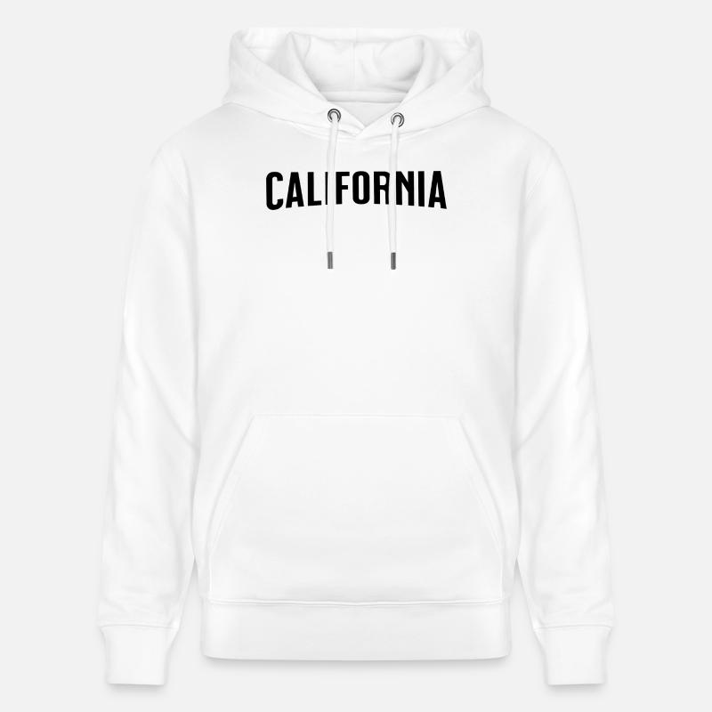 Californie - Sweat à capuche bio CRUISER Stanley/Stella Unisexe - blanc