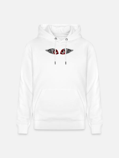 tribal eyes - Stanley/Stella CRUISER Unisex Organic Hoodie - white