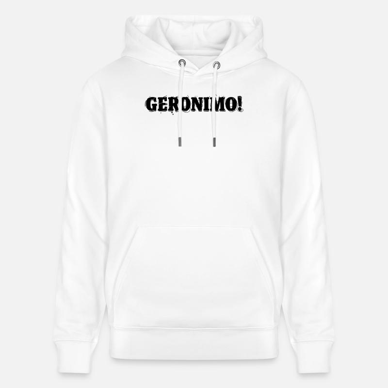 GERONIMO! - Sweat à capuche bio CRUISER Stanley/Stella Unisexe - blanc
