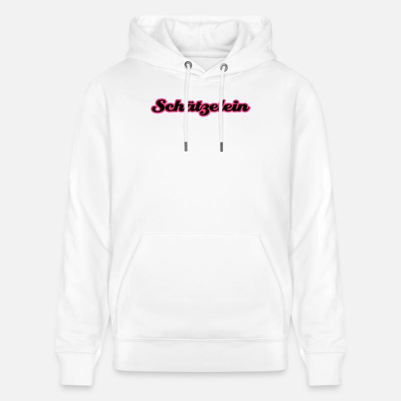 Schätzelein | Schatz | Schätzchen - Sweat à capuche bio CRUISER Stanley/Stella Unisexe - blanc