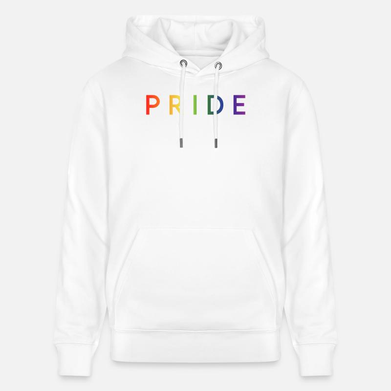 PRIDE - Sweat à capuche bio CRUISER Stanley/Stella Unisexe - blanc