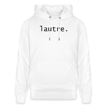 Lautre - Stanley/Stella Unisex Bio-Hoodie CRUISER  - Weiß - Vorne - Alina (178cm) & Michal (187cm)