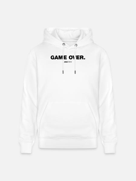 Game Over (Bachelor Party) - Stanley/Stella CRUISER Unisex Organic Hoodie - white