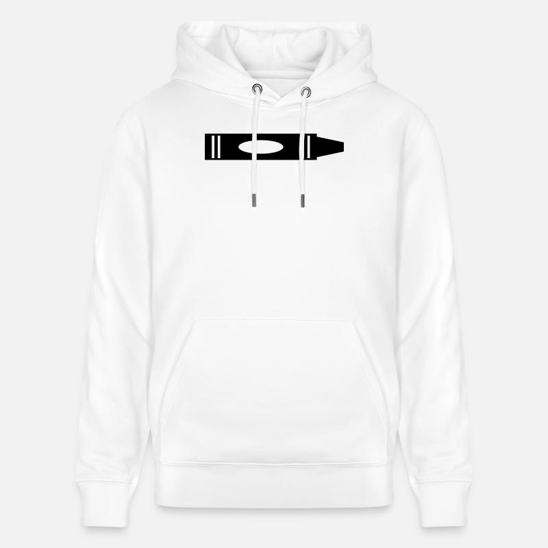 Crayon - Sweat à capuche bio CRUISER Stanley/Stella Unisexe - blanc