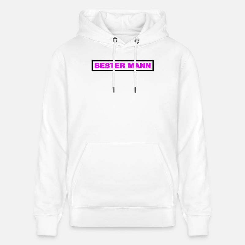 Bester Mann - Stanley/Stella Unisex Bio-Hoodie CRUISER - Weiß