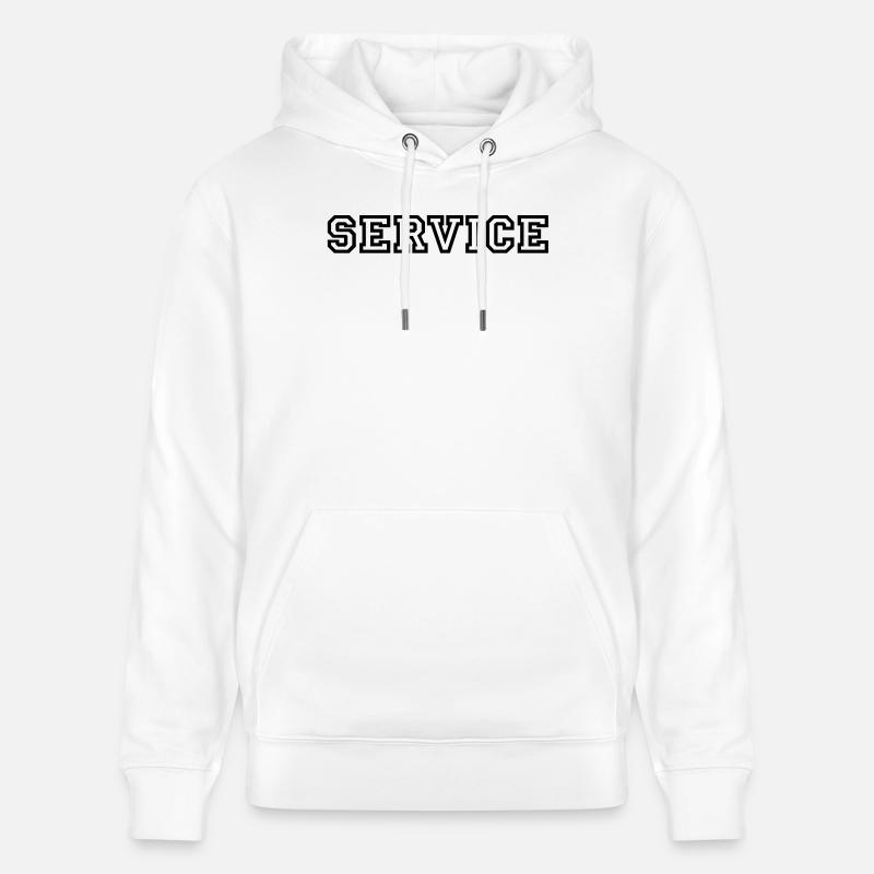 Service - Sweat à capuche bio CRUISER Stanley/Stella Unisexe - blanc