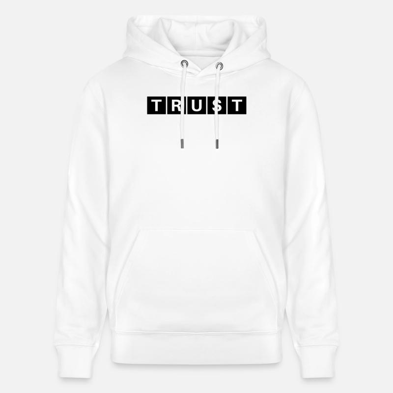 TRUST BLACK BASE KOLLEKTION - Stanley/Stella Unisex Bio-Hoodie CRUISER  - Weiß