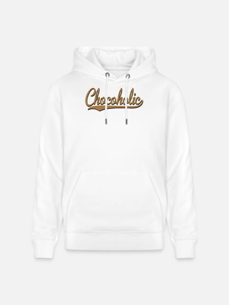 2541614 15352890 chocolate - Stanley/Stella CRUISER Unisex Organic Hoodie - white