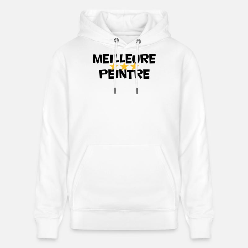 Meilleure Peintre - Sweat à capuche bio CRUISER Stanley/Stella Unisexe - blanc