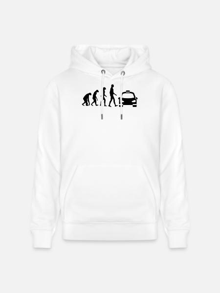 Taxi - Stanley/Stella CRUISER Unisex Organic Hoodie - white