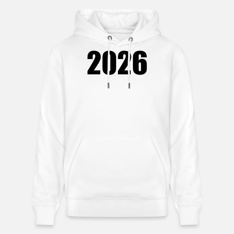 2026 - Sweat à capuche bio CRUISER Stanley/Stella Unisexe - blanc