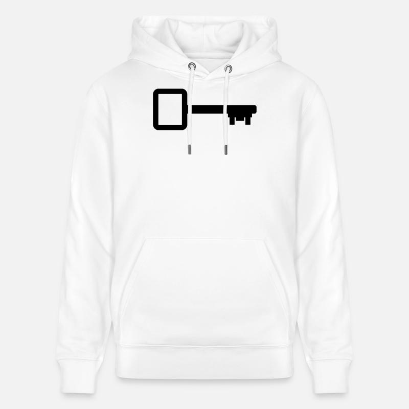 Clé de la maison - Sweat à capuche bio CRUISER Stanley/Stella Unisexe - blanc