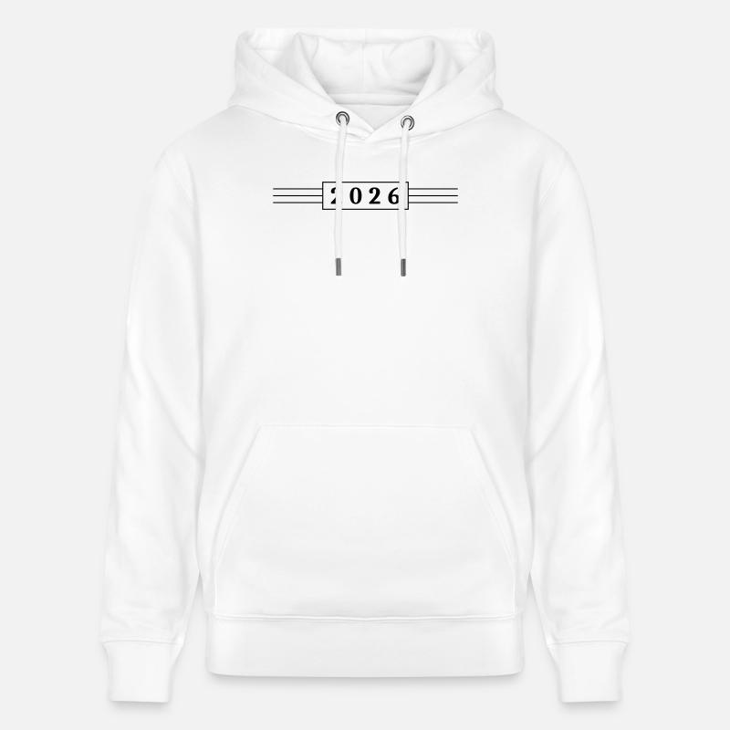 Année 2026 - Sweat à capuche bio CRUISER Stanley/Stella Unisexe - blanc