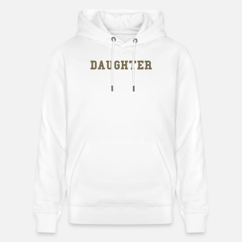 FILLE – Déclaration de style universitaire - Sweat à capuche bio CRUISER Stanley/Stella Unisexe - blanc