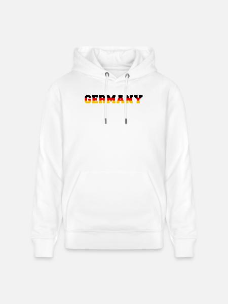 Deutschland T-Shirt Germany - Stanley/Stella Unisex Bio-Hoodie CRUISER  - Weiß