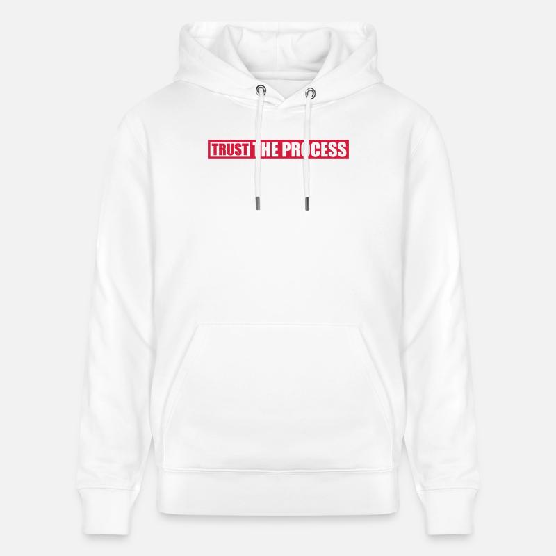faire confiance au processus Devis - Sweat à capuche bio CRUISER Stanley/Stella Unisexe - blanc