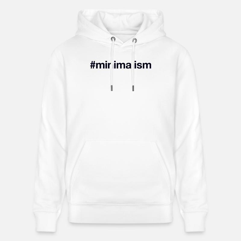 MINIMALISME Minimalisme - Sweat à capuche bio CRUISER Stanley/Stella Unisexe - blanc