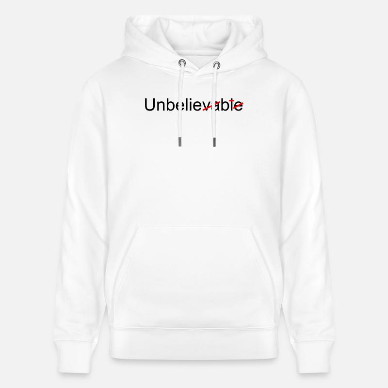 Incroyable, impopulaire - Sweat à capuche bio CRUISER Stanley/Stella Unisexe - blanc