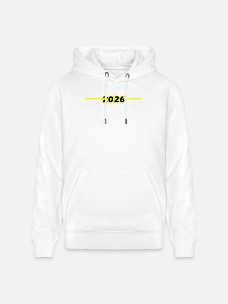 Millésime 2026 - Sweat à capuche bio CRUISER Stanley/Stella Unisexe - blanc