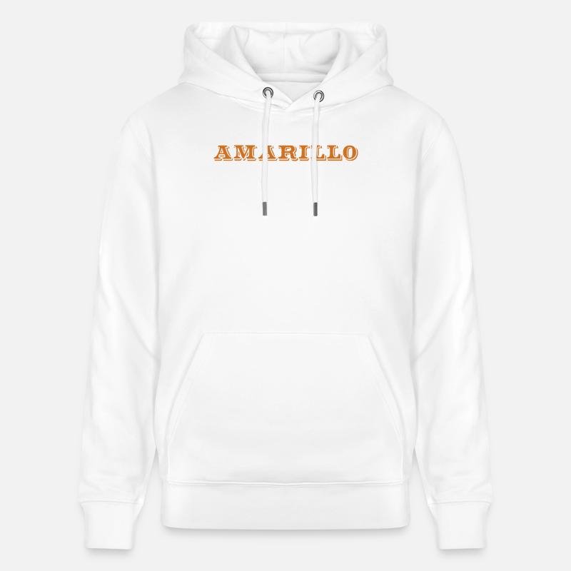 Amarillo, Texas - Sweat à capuche bio CRUISER Stanley/Stella Unisexe - blanc