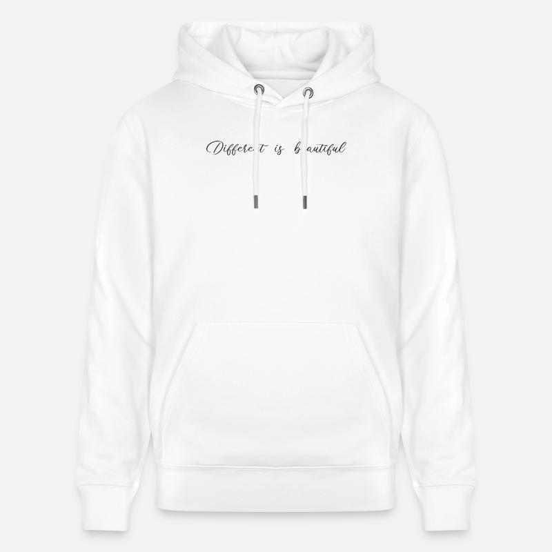 Différent, c’est beau - Sweat à capuche bio CRUISER Stanley/Stella Unisexe - blanc