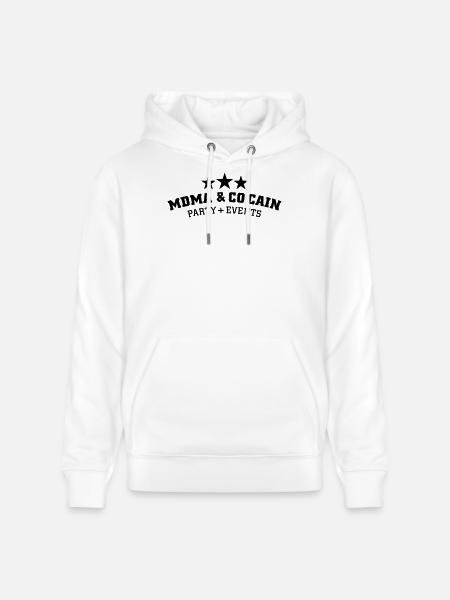 MDMA und Cocain - Stanley/Stella Unisex Bio-Hoodie CRUISER - Weiß