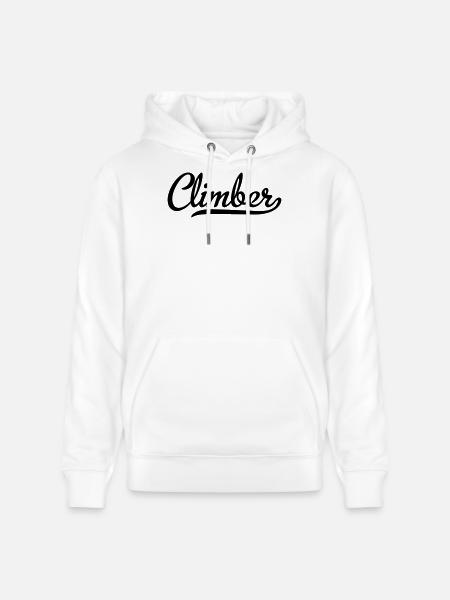 6061912 127796595 climber - Sweat à capuche bio CRUISER Stanley/Stella Unisexe - blanc