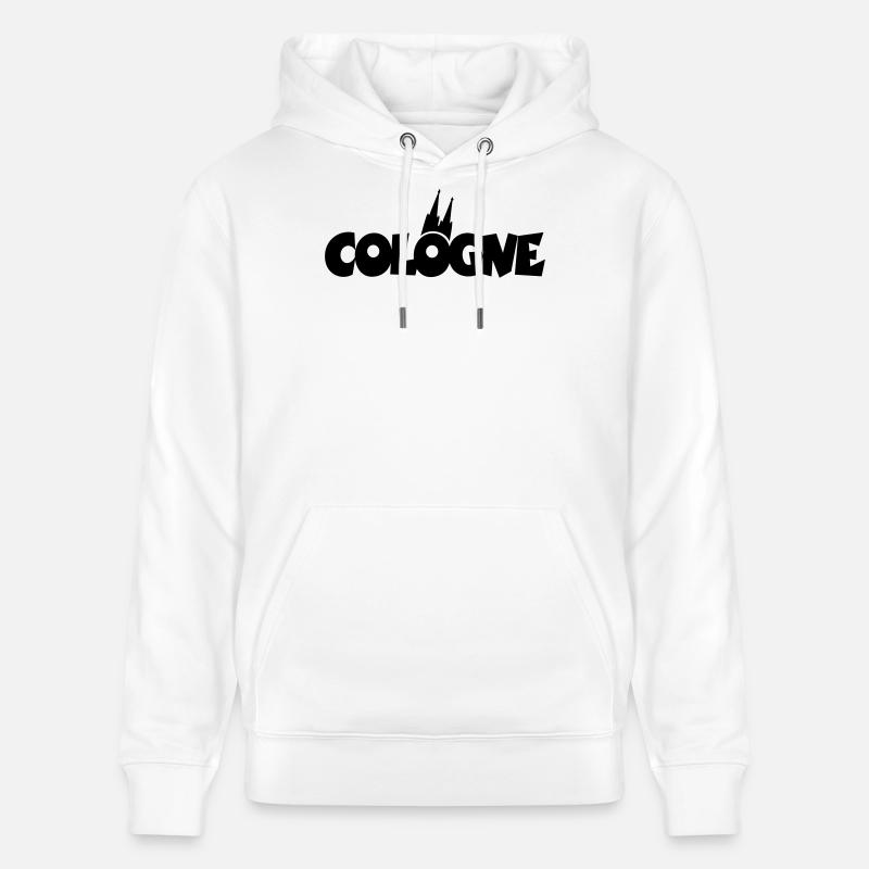 Cologne Cathédrale de Cologne Cologne - Sweat à capuche bio CRUISER Stanley/Stella Unisexe - blanc
