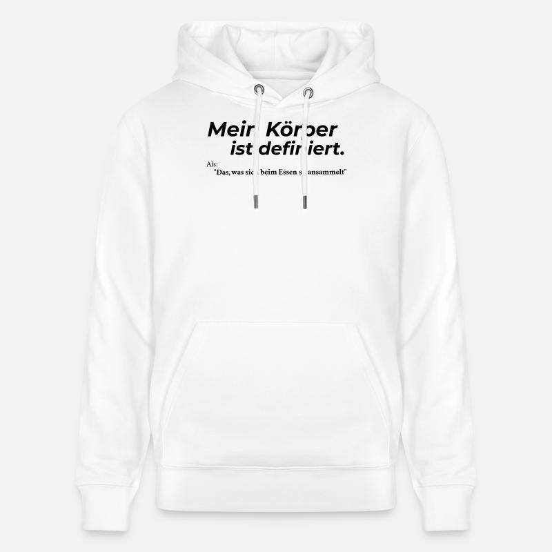 Koerper definiert - Stanley/Stella Unisex Bio-Hoodie CRUISER  - Weiß