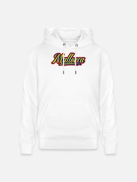 Mallorca Schrift - Stanley/Stella Unisex Bio-Hoodie CRUISER  - Weiß