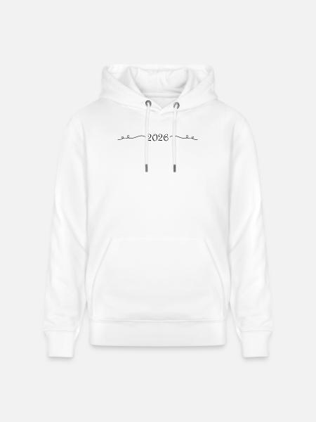 2026 Ornament - Stanley/Stella CRUISER Unisex Organic Hoodie - white