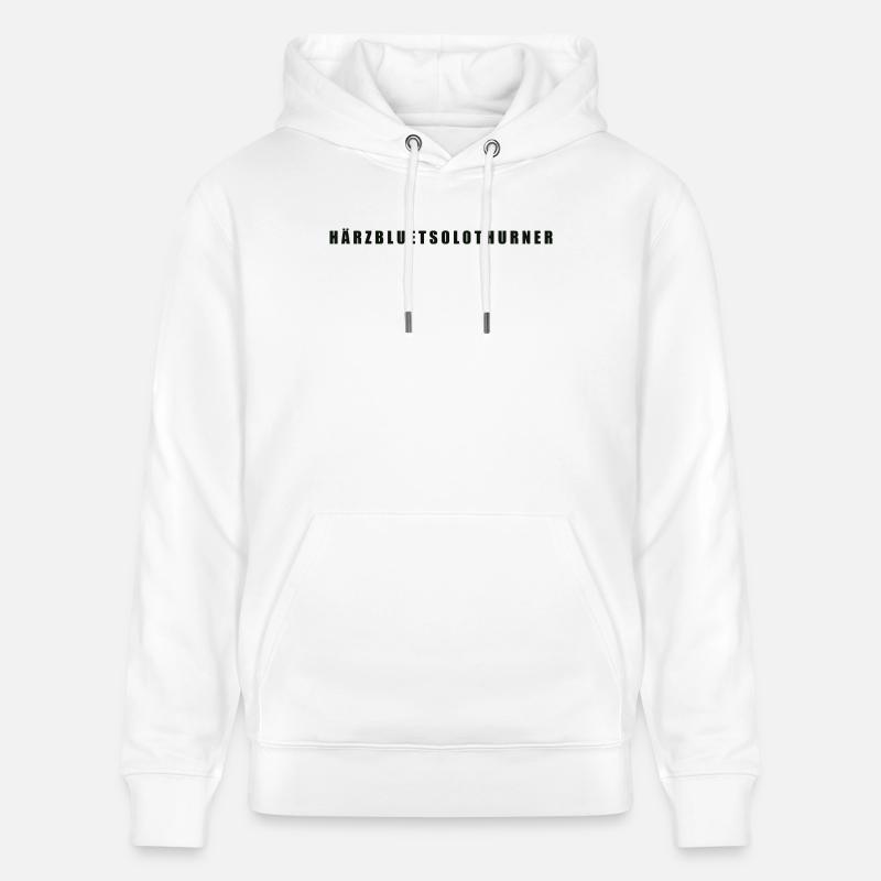 Härzbluetsolothurn Canton de Soleure - Sweat à capuche bio CRUISER Stanley/Stella Unisexe - blanc