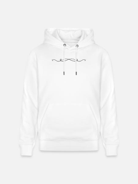 Ornament Line - Stanley/Stella CRUISER Unisex Organic Hoodie - white