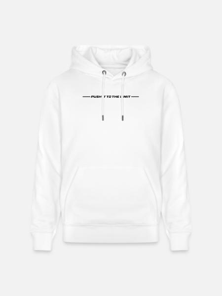 Push It To The Limit - Stanley/Stella CRUISER Unisex Organic Hoodie - white