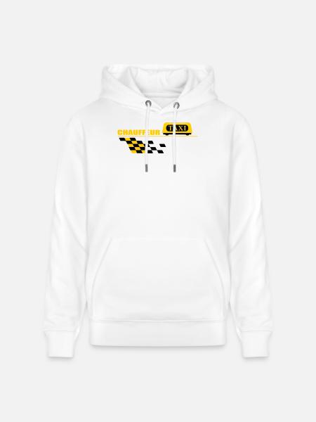 Taxi driver - Stanley/Stella CRUISER Unisex Organic Hoodie - white