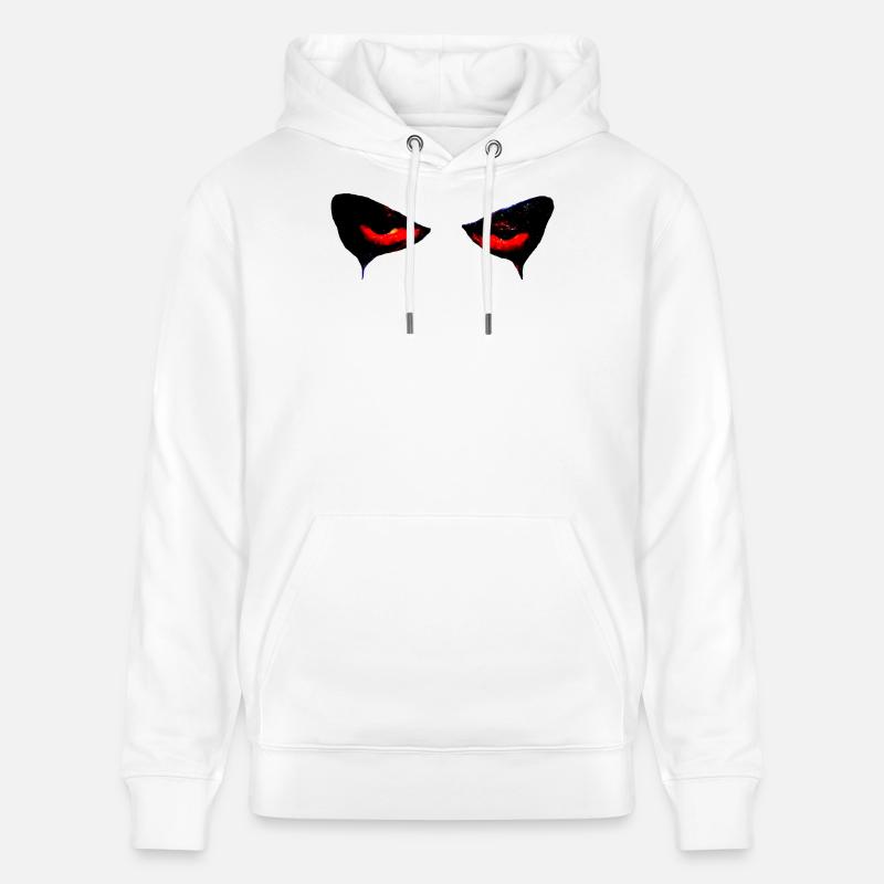 Grimace de citrouille d’Halloween - Sweat à capuche bio CRUISER Stanley/Stella Unisexe - blanc