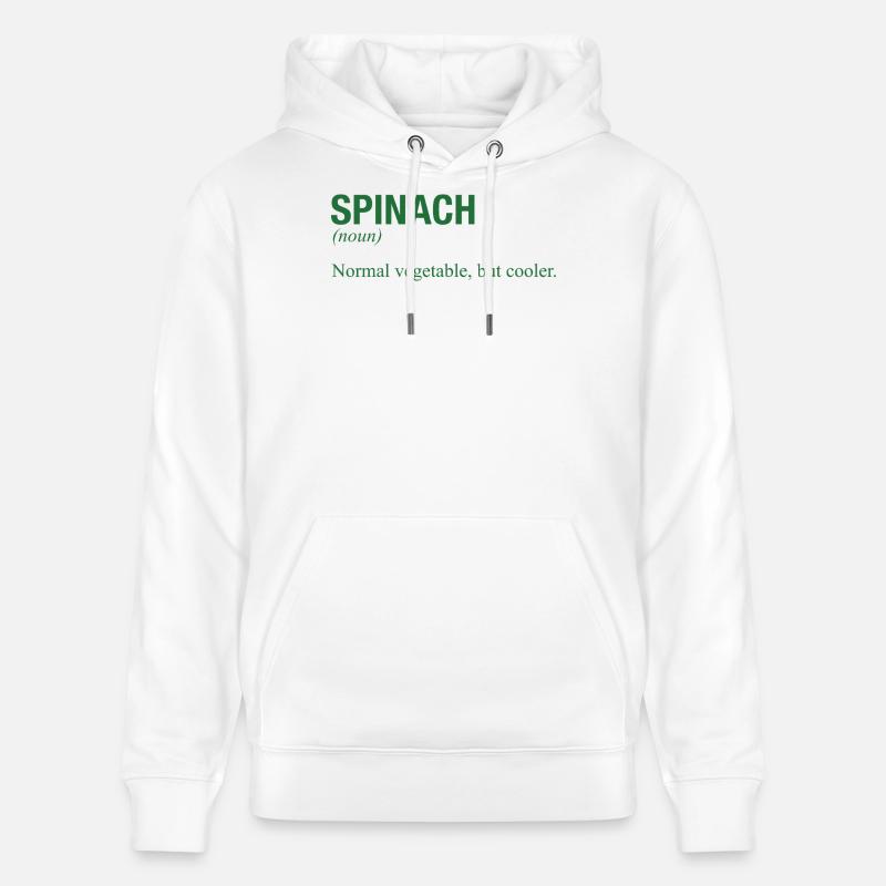 ÉPINARD - Sweat à capuche bio CRUISER Stanley/Stella Unisexe - blanc