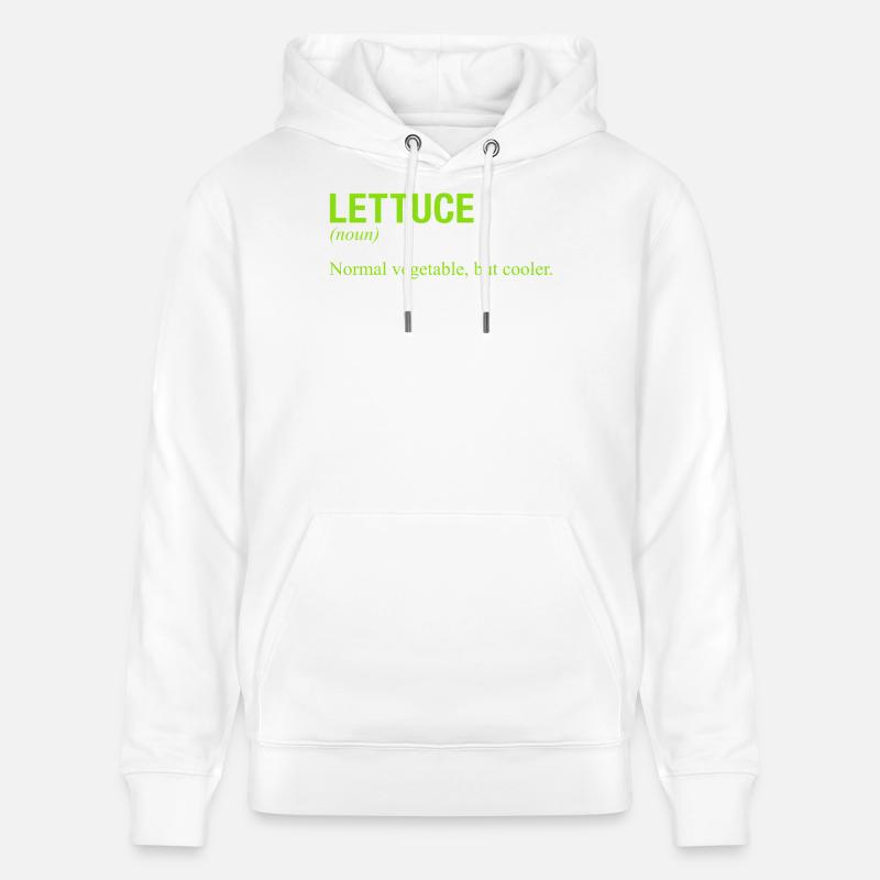 LAITUE - Sweat à capuche bio CRUISER Stanley/Stella Unisexe - blanc