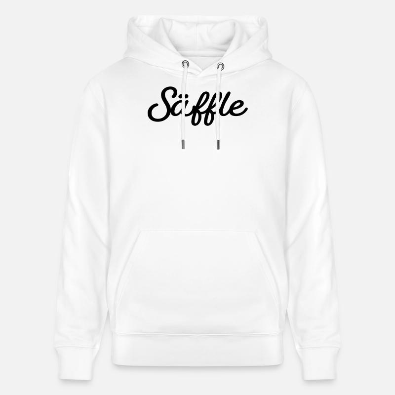 Säffle noir - Sweat à capuche bio CRUISER Stanley/Stella Unisexe - blanc