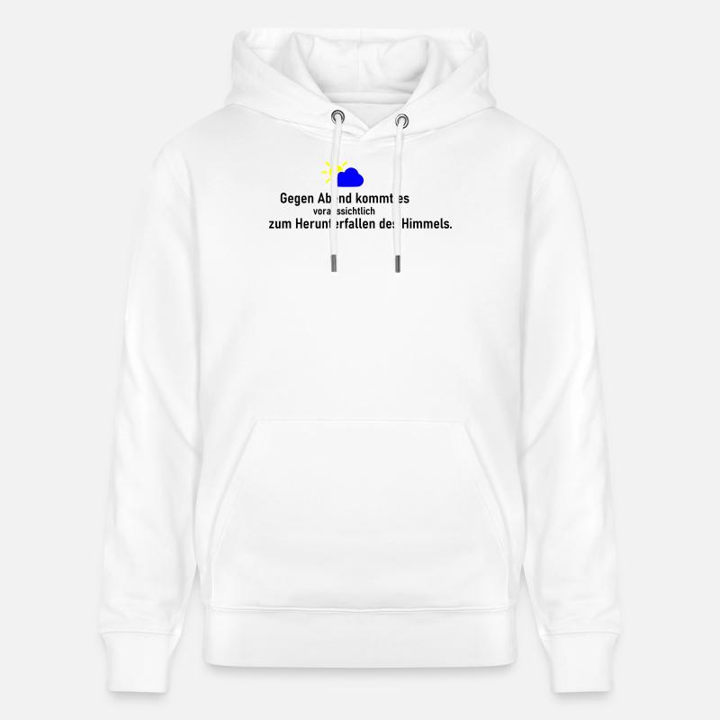 Himmel runter - Stanley/Stella Unisex Bio-Hoodie CRUISER  - Weiß