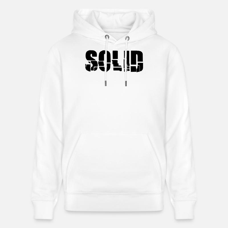 Solide - Sweat à capuche bio CRUISER Stanley/Stella Unisexe - blanc