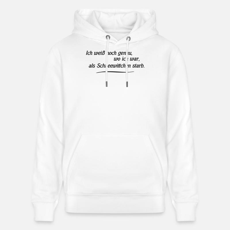 Blanche-Neige - Sweat à capuche bio CRUISER Stanley/Stella Unisexe - blanc