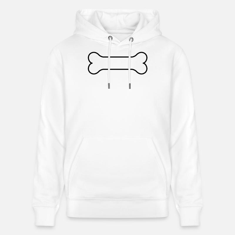 Os de chien - Sweat à capuche bio CRUISER Stanley/Stella Unisexe - blanc