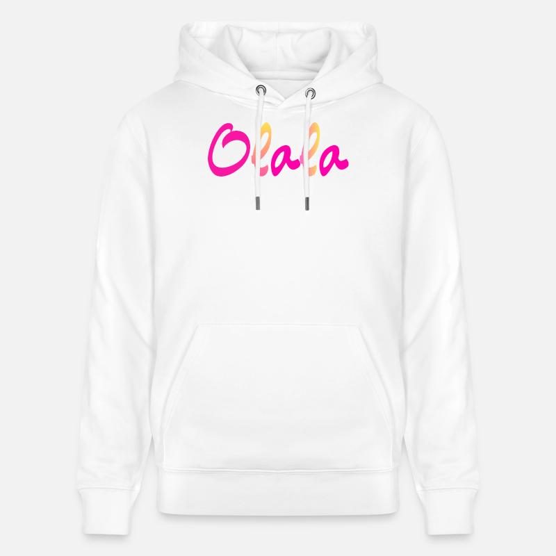Olala - Sweat à capuche bio CRUISER Stanley/Stella Unisexe - blanc